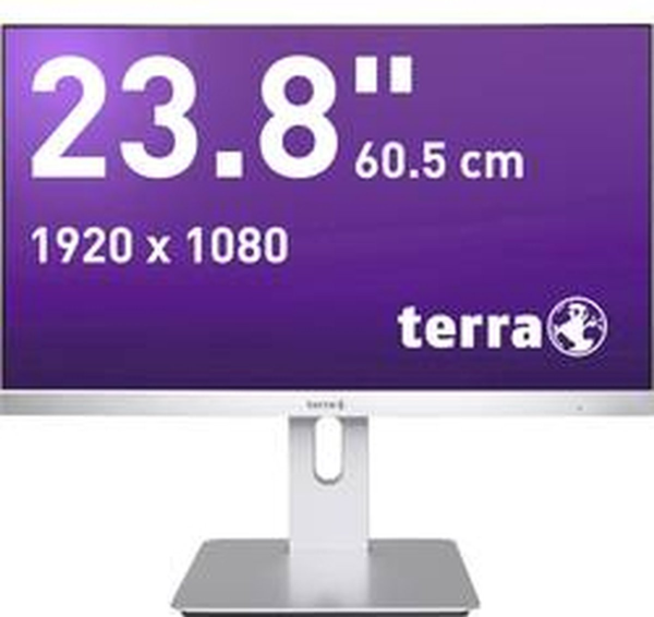 Terra 2462W 23,8" Pivot monitor zilver DVI, HDMI, DisplayPort Full-HD 1920 x 1080 - Afbeelding 16