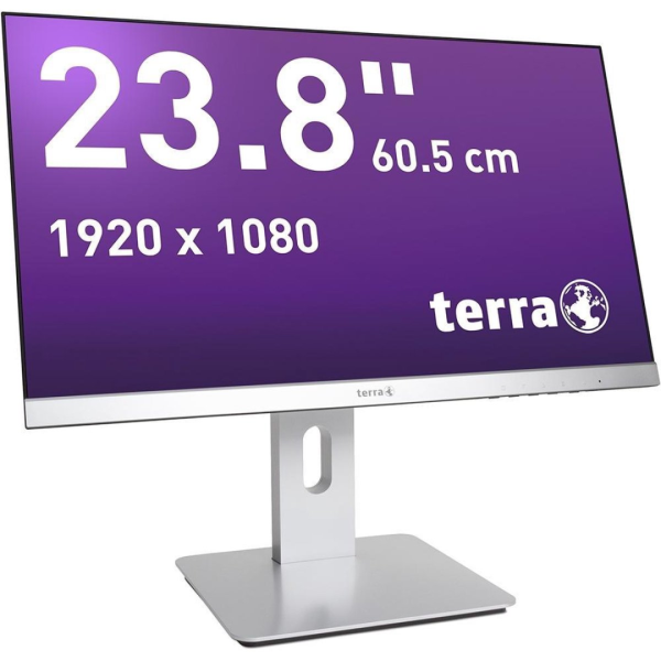 Terra 2462W 23,8" Pivot monitor zilver DVI, HDMI, DisplayPort Full-HD 1920 x 1080 - Afbeelding 13