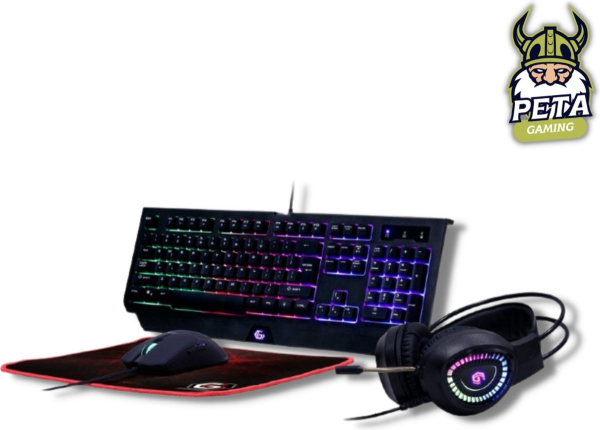 peta Gaming Set- Ryzen 5 5600G - 16GB DDR4 - 1.0TB SSD - Nvidia RTX5060TI 8GB (GamePC + 27" FullHD monitor + toetsenbord + muis) - Afbeelding 4
