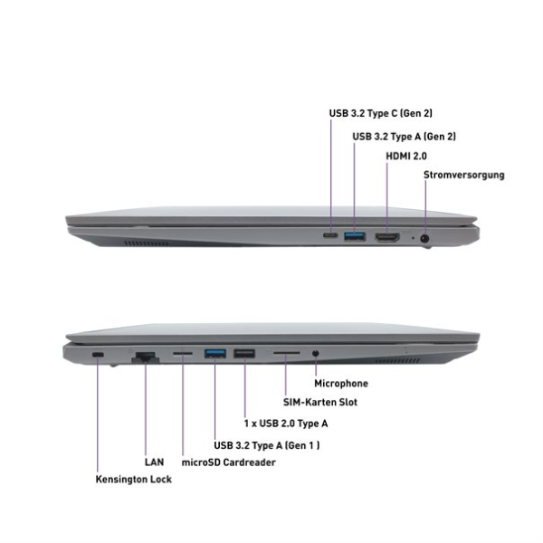 Terra Mobile 1717R 17.3" FullHD laptop - Intel Core i5-1334U - 16GB RAM - 1.0TB M.2 SSD - Windows 11 Pro - Afbeelding 4