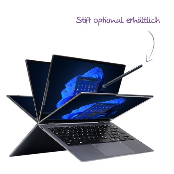 Terra Mobile 360-13U 2-in-1 Multitouch FullHD 13.3" laptop - Intel Core i5-1235U - 16GB - 512GB M.2 SSD - Windows 11 Pro