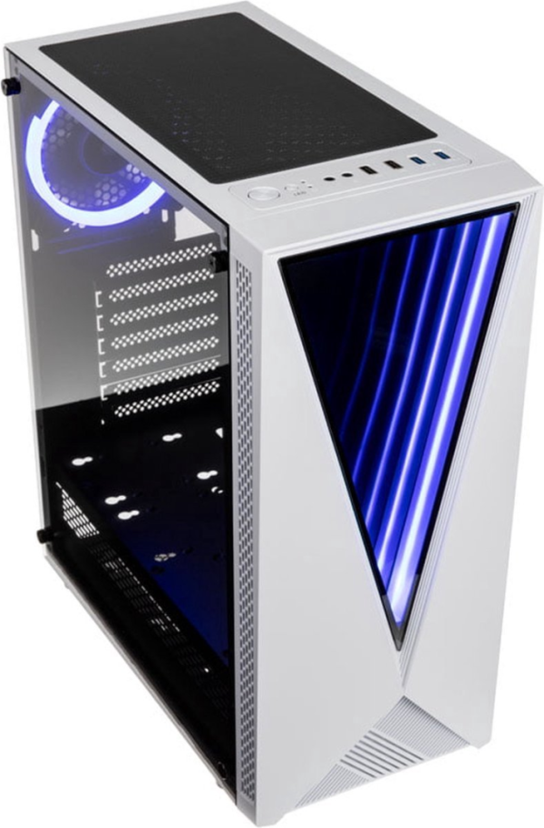 peta GamePC VOID wit RGB - Ryzen 5 5600G - 16GB - 500GB M.2 SSD - Radeon RX Vega 7 - WiFi - Windows 11 Pro - Afbeelding 2
