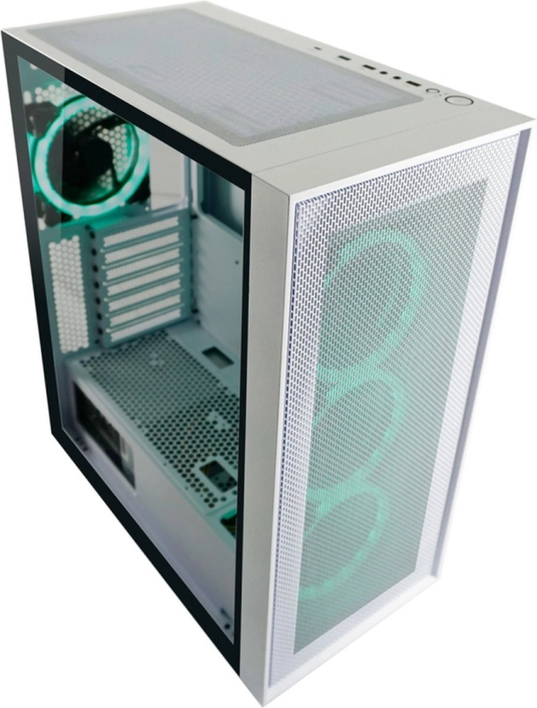 peta GamePC White Wanderer - AMD Ryzen 5 8500G - 16GB - 2.0TB SSD - AMD Radeon 740M - WiFi - Windows 11 Pro
