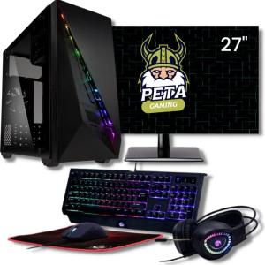 peta Gaming Set - Ryzen 7 5700G - V2 (GamePC + 27" FullHD monitor + toetsenbord + muis)
