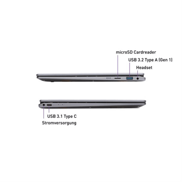 Terra Mobile 360-13R 2-in-1 FullHD 13.3"  laptop - Intel Core i5-1334U - 16GB - 512GB M.2 SSD - Windows 11 Pro - Afbeelding 9