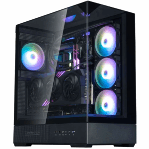 Intel Core i9-12900 Game PC/ Streaming computer waterkoeling - Nvidia GeForce RTX 5070 12GB – 32GB RAM – 2.0TB M.2 SSD – Win11 Pro - P40 zwart